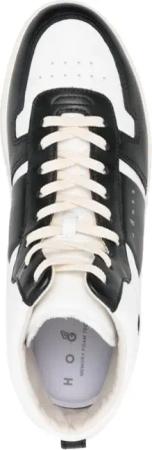 Hogan Low-Top Sneaker - High-Top Sneakers With Padded Collar And Lace-Up C - Gr. 6_5 - in Weiß - für Damen