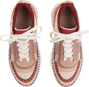 Chloé Low-Top Sneaker - Nama Eco-Sneakers - Gr. 41 (EU) - in Weiß - für Damen