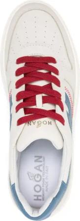 Hogan Low-Top Sneaker - Panelled White Sneakers With Contrasting Accents - Gr. 9 - in Weiß - für Damen