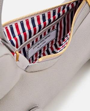 Thom Browne Crossbody Bags - Rabbit Baguette Bag - Gr. unisize - in Grau - für Damen