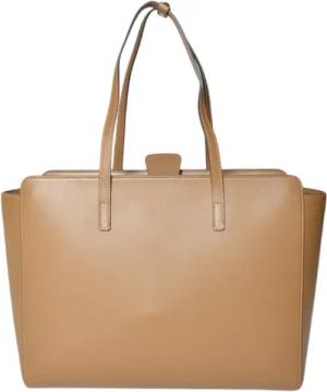 Hidesins Shopper & Totes - Caramel Leather Flap Shopper Bag L Large - Gr. unisize - in Braun - für Damen