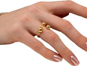 YRIIOMO Fingerring Eleganter INS Stil Zirkonia Ring aus hochwertigem Material – Perfekt, für den täglichen Gebrauch und modische Outfits