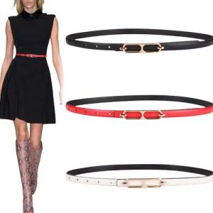 YRIIOMO Gürtelriemen Eleganter und vielseitiger Gürtel mit glatter Schnalle, ideal für (Kleider, Hemden und Mäntel – Perfekt für stilvolle Outfits zu jeder, Jahreszeit)