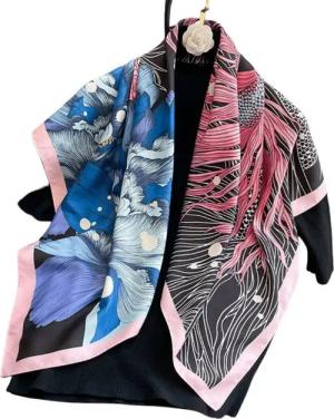 YRIIOMO Seidenschal Eleganter und vielseitiger Schal aus hochwertigem Material, ideal für, stilvolle Outfits und als perfektes Accessoire für jeden Anlass