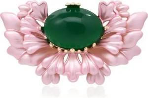 YRIIOMO Brosche Elegante Brustnadel im klassischen Blumen Design, vielseitig, kombinierbar für formelle Anlässe und stilvolle Outfits