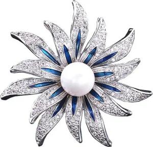 YRIIOMO Brosche Elegante Sonnenblumen Brosche aus hochwertigem Material mit zeitlosem, Design – Perfektes Accessoire für vielseitige Outfits