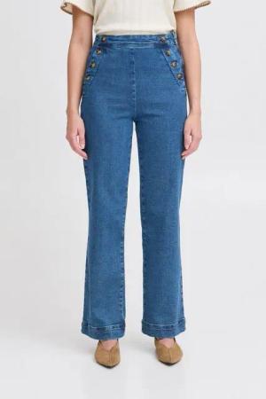 Atelier Rêve Straight-Jeans IRHARPER modische Jeans mit Knöpfen