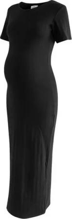Next Umstandskleid Geripptes Midaxi-Kleid, Umstandsmode (1-tlg)