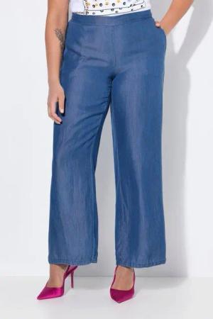MIAMODA Schlupfhose Hose weit und gerade Lyocell