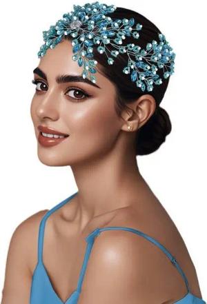 YRIIOMO Haarspange Eleganter handgefertigter Haarschmuck mit synthetischen Kristallen und, Strasssteinen – Perfekt für besondere Anlässe und alltägliche Outfits