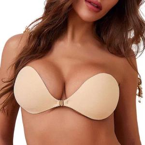 YRIIOMO BH-Einlagen BH Pad, runde Damen BH Pads, Push Up Frontknopf, trägerloser BH