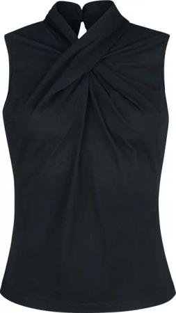 Banned Retro - Rockabilly Top - Hey Jude Top - S bis XXL - für Damen - Größe XXL - schwarz