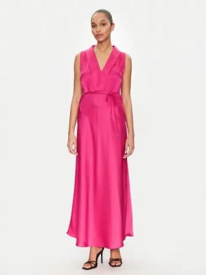 LOLA CASADEMUNT Abendkleid LS2516023 Rosa Regular Fit
