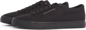 Tommy Hilfiger TH HI VULC LOW CORE CANVAS Sneaker, Freizeitschuh, Halbschuh, Schnürer mit weich gepolstertem Schaftrand