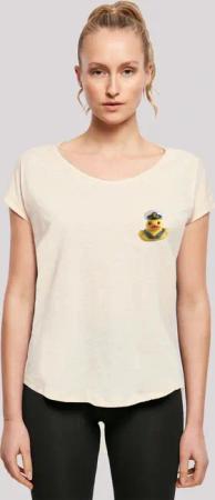 F4NT4STIC T-Shirt "Rubber Duck Captain Long", Print