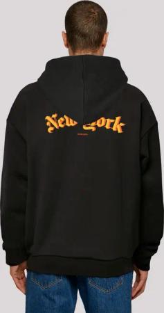 F4NT4STIC Kapuzenpullover "New York Orange OVERSIZE HOODIE", Print