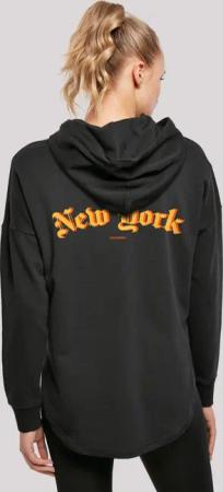 F4NT4STIC Kapuzenpullover "New York Orange OVERSIZE HOODIE", Print