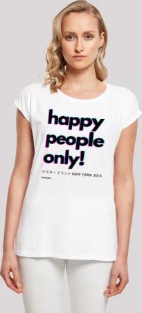 F4NT4STIC T-Shirt "Happy people only New York", Print
