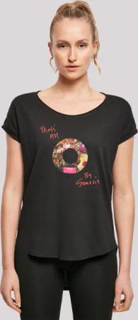 F4NT4STIC T-Shirt "Long Cut T-Shirt Rockband Genesis Thats All 45", Damen,Premium Merch,Lang,Longshirt,Bandshirt
