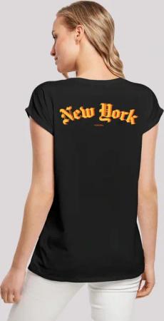F4NT4STIC T-Shirt "New York Orange SHORT SLEEVE TEE", Print