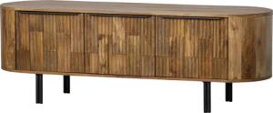 WOOOD Lowboard "Effortless TV-Kommode", Kommode mit drei Türen und zwei Ablagefächern, H 50 cm x B 147 cm