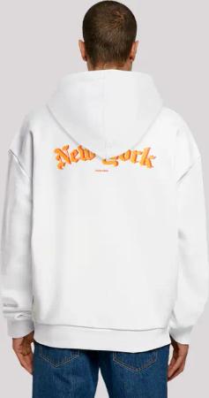 F4NT4STIC Kapuzenpullover "New York Orange OVERSIZE HOODIE", Print