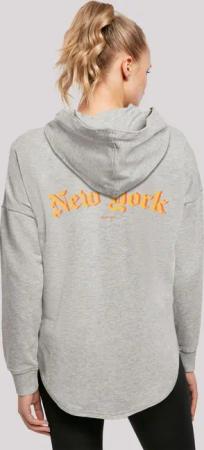 F4NT4STIC Kapuzenpullover "New York Orange OVERSIZE HOODIE", Print