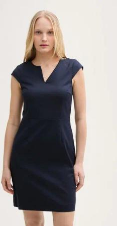 TOM TAILOR Sommerkleid Etuikleid mit Schlitz