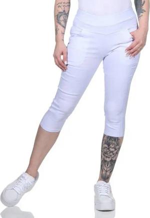 Aurela Damenmode Caprihose Caprijeans leiche Sommer Capri Hose Damen in großen Größen erhältlich, elastischer Bund