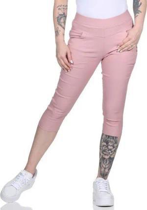 Aurela Damenmode Caprihose Caprijeans leiche Sommer Capri Hose Damen in großen Größen erhältlich, elastischer Bund
