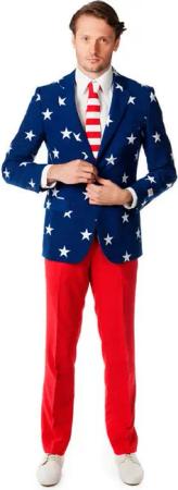 OppoSuits Stars and Stripes Kostüm - Größe 58
