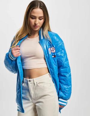 Tommy Jeans Shiny Oversized Quilt Bomberjacke