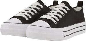 TOM TAILOR Damen Sneaker mit Plateau, schwarz, Uni, Gr. 38