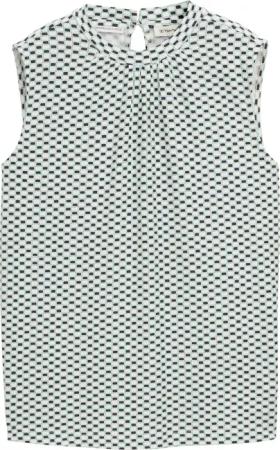 TOM TAILOR Damen Top mit Muster, grün, Gemustert, Gr. XL
