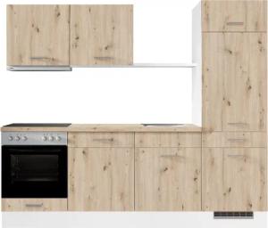 IMPULS KÜCHEN Küche ""Porto", Ausrichtung wählbar, Schubkästen mit Soft-Close,", vormontiert, wahlweise mit E-Geräten, mit Vollauszug, Breite 240 cm