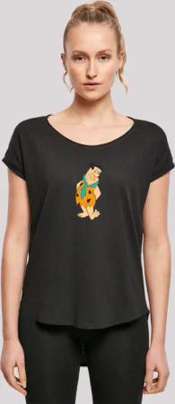 F4NT4STIC T-Shirt "Fred Feuerstein Kick", Damen,Premium Merch,Lang,Longshirt,Bedruckt
