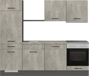 IMPULS KÜCHEN Küche ""Porto", Ausrichtung wählbar, Schubkästen mit Soft-Close,", vormontiert, wahlweise mit E-Geräten, mit Vollauszug, Breite 240 cm