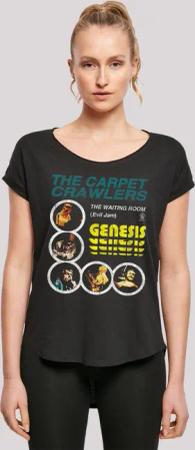 F4NT4STIC T-Shirt "Long Cut T-Shirt Genesis The Carpet Crawlers", Damen,Premium Merch,Lang,Longshirt,Bandshirt