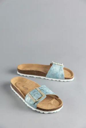 Aniston SHOES Pantolette, Sommerschuh, Strandschuh, Glitzersteine - NEUE KOLLEKTION