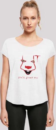 F4NT4STIC T-Shirt "IT Film ES Stephen King Pennywise Float", Damen,Premium Merch,Lang,Longshirt,Bedruckt