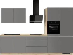 IMPULS KÜCHEN Küche ""Dublin", Ausrichtung wählbar, Schubkästen mit Soft-Close,", vormontiert, wahlweise mit E-Geräten, mit Vollauszug, Breite 340 cm