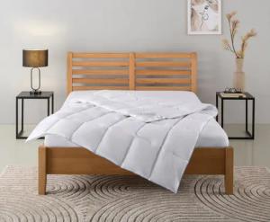 Home affaire Daunenbettdecke "Tamins, Bettdecke 135x200 cm, 155x220 cm, Made in Germany", normal, Füllung 100% Daunen, Bezug 100% Baumwolle, (1 St.), Sommer, Winter, Decke, Made in Germany, Allergiker geeignet (NOMITE)