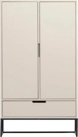 WOOOD Mehrzweckschrank "Silas", zwei Türen, mit Schublade, H 149 cm x B 85 cm