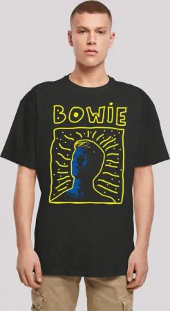 F4NT4STIC T-Shirt "David Bowie Rock Music Band 90s Frame", Print