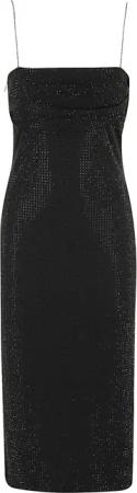 Philosophy Di Lorenzo Serafini - Rhinestone Jersey Dress - Größe M - schwarz