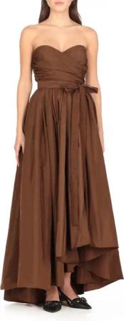 Pinko - Taffeta Ceremony Dress - Größe 40 - braun