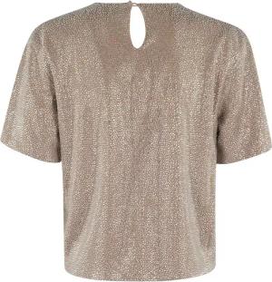 Giuseppe Di Morabito - Mesh Top With All-Over Strass - Größe 40 - beige