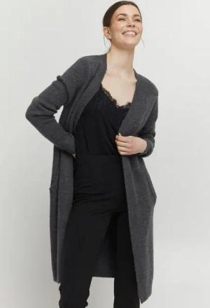 b.young Strickjacke BYMIRELLE 20806430 Lange Strickjacke mit Taschen