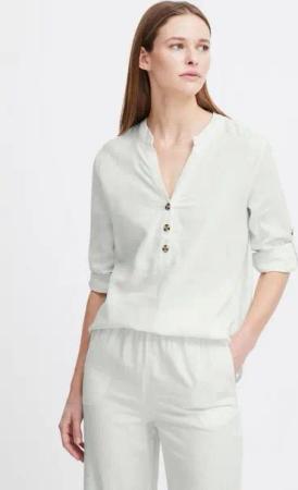 b.young Shirtbluse BYFALAKKA SHIRT - Shirt aus Leinenmix