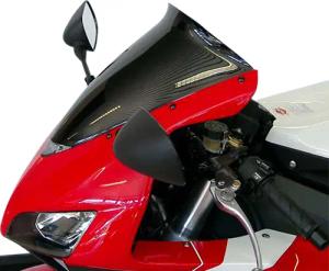 MRA Verkleidungsscheibe Spoiler S schwarz für CBR 1000 RR 04-07
